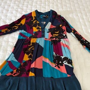 Colorful Maeve Long Sleeve Dress